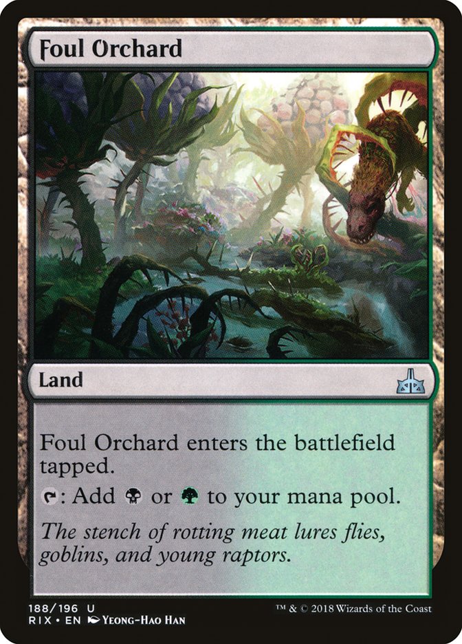 Foul Orchard [Rivals of Ixalan] - Magic: The Gathering - Card Brawlers | Quebec | Canada |