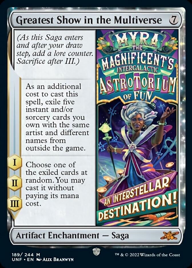 Greatest Show in the Multiverse [Unfinity] - Magic: The Gathering - Card Brawlers | Quebec | Canada |