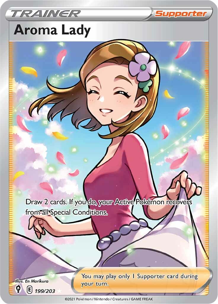 Aroma Lady (199/203) [Sword & Shield: Evolving Skies] - Pokémon - Card Brawlers | Quebec | Canada |