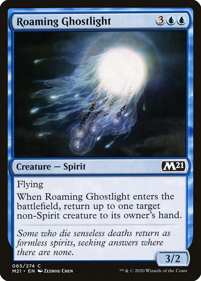 Roaming Ghostlight [Core Set 2021] - Magic: The Gathering - Card Brawlers | Quebec | Canada |