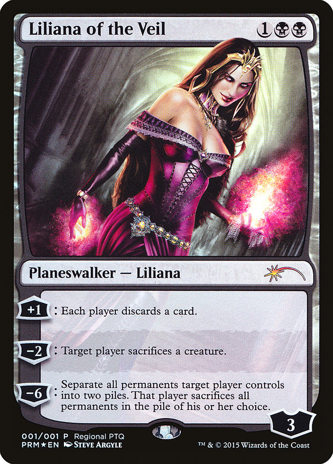Liliana of the Veil (Regional PTQ) [Pro Tour Promos] - Magic: The Gathering - Card Brawlers | Quebec | Canada |