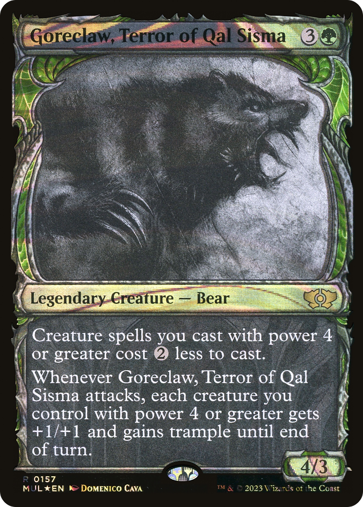 Goreclaw, Terror of Qal Sisma (Halo Foil) [Multiverse Legends] - Magic: The Gathering - Card Brawlers | Quebec | Canada |