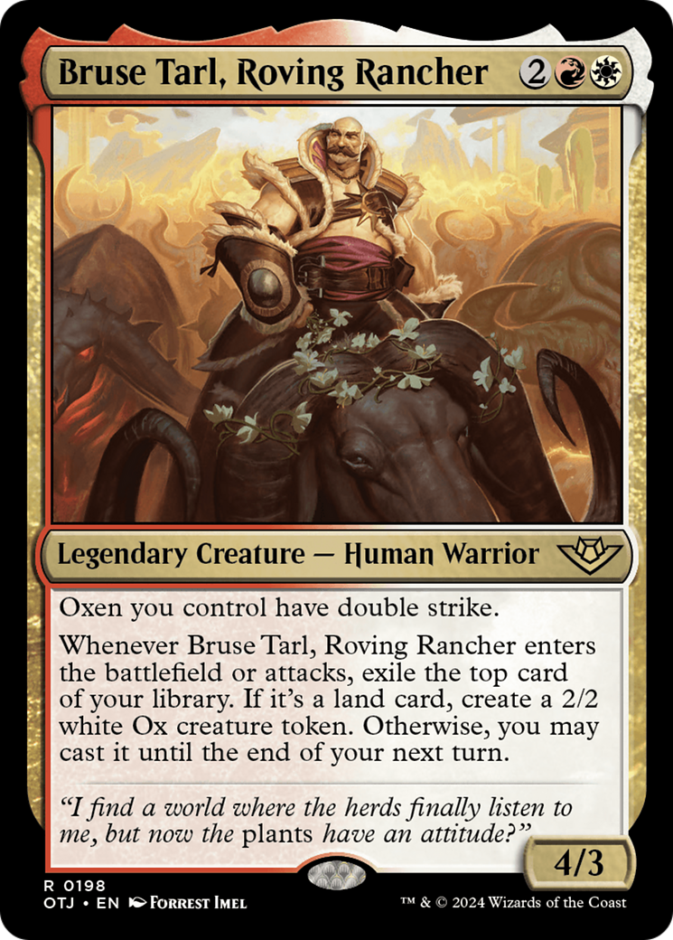 Bruse Tarl, Roving Rancher [Outlaws of Thunder Junction] - Magic: The Gathering - Card Brawlers | Quebec | Canada |