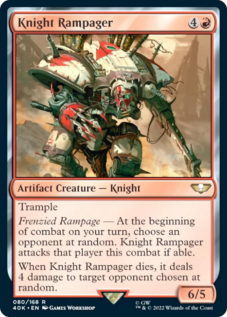 Knight Rampager [Warhammer 40,000] - Magic: The Gathering - Card Brawlers | Quebec | Canada |