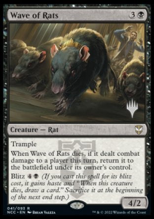 Wave of Rats (Promo Pack) [Streets of New Capenna Commander Promos] - Magic: The Gathering - Card Brawlers | Quebec | Canada |