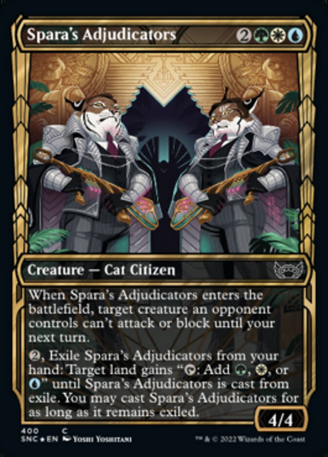 Spara's Adjudicators (Showcase Golden Age Gilded Foil) [Streets of New Capenna] - Magic: The Gathering - Card Brawlers | Quebec | Canada |