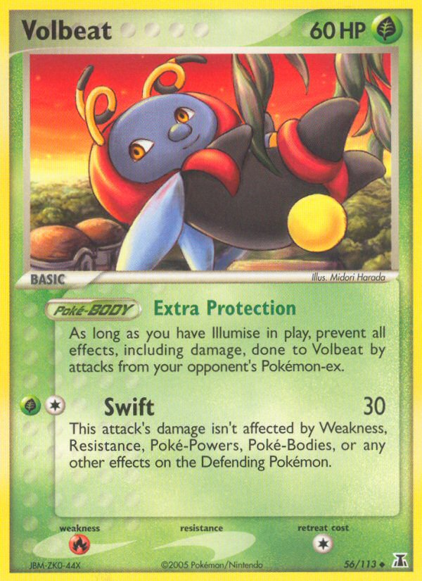 Volbeat (56/113) [EX: Delta Species] - Pokémon - Card Brawlers | Quebec | Canada |