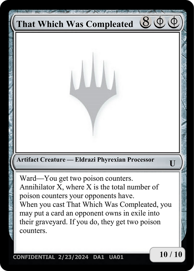 That Which Was Compleated [Unknown Event] - Magic: The Gathering - Card Brawlers | Quebec | Canada |