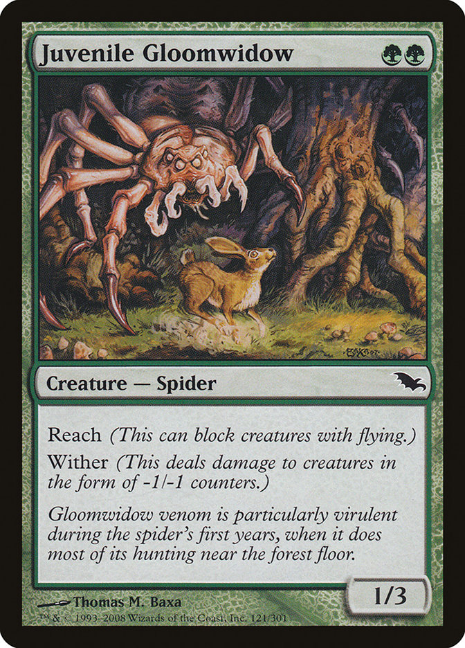 Juvenile Gloomwidow [Shadowmoor] - Magic: The Gathering - Card Brawlers | Quebec | Canada |