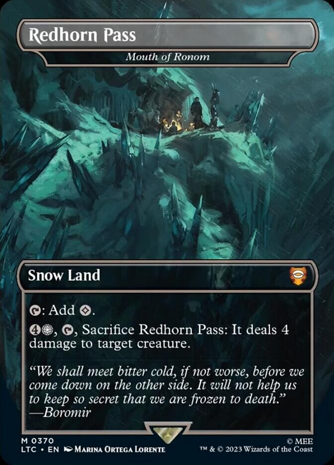 Mouth of Ronom - Redhorn Pass [The Lord of the Rings: Tales of Middle-Earth Commander] - Magic: The Gathering - Card Brawlers | Quebec | Canada |