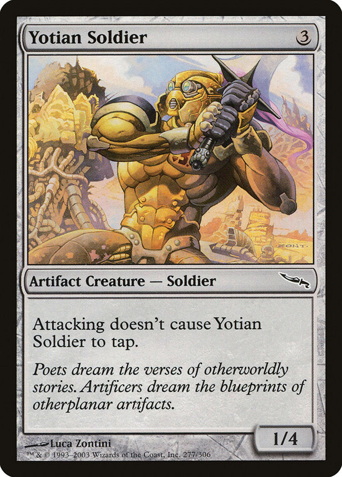 Yotian Soldier [Mirrodin] - Magic: The Gathering - Card Brawlers | Quebec | Canada |