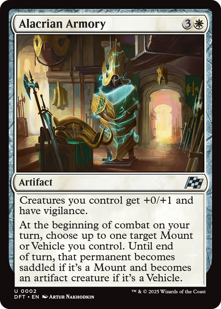 Alacrian Armory [Aetherdrift] - Magic: The Gathering - Card Brawlers | Quebec | Canada |