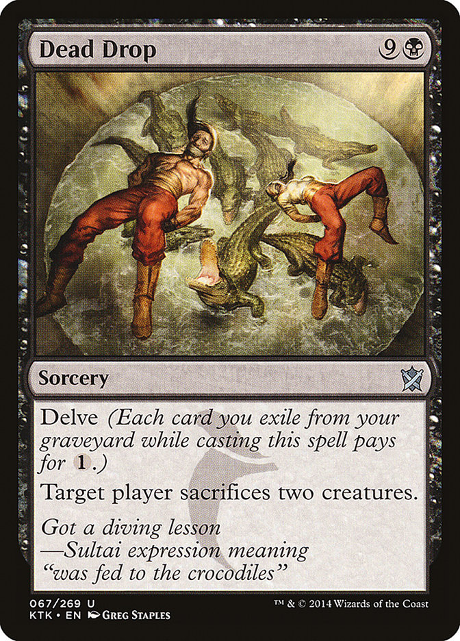 Dead Drop [Khans of Tarkir] - Magic: The Gathering - Card Brawlers | Quebec | Canada |