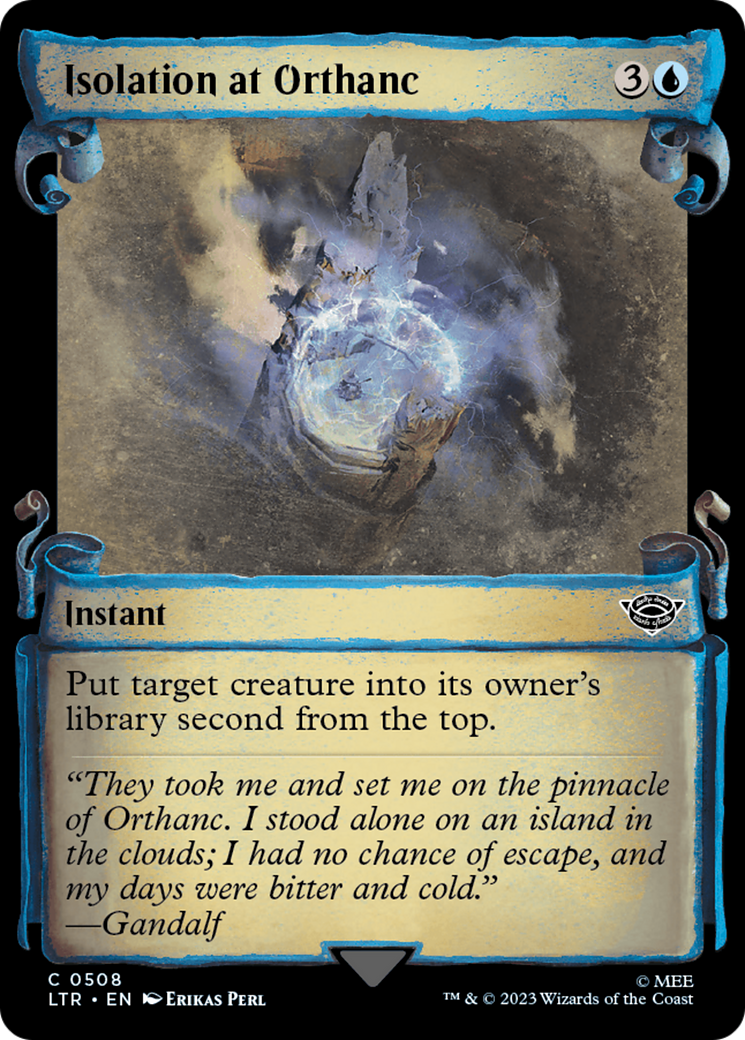 Isolation at Orthanc [The Lord of the Rings: Tales of Middle-Earth Showcase Scrolls] - Magic: The Gathering - Card Brawlers | Quebec | Canada |