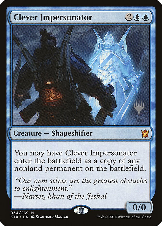 Clever Impersonator (Promo Pack) [Khans of Tarkir Promos] - Magic: The Gathering - Card Brawlers | Quebec | Canada |