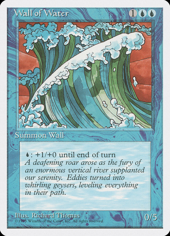 Wall of Water [Fourth Edition] - Magic: The Gathering - Card Brawlers | Quebec | Canada |