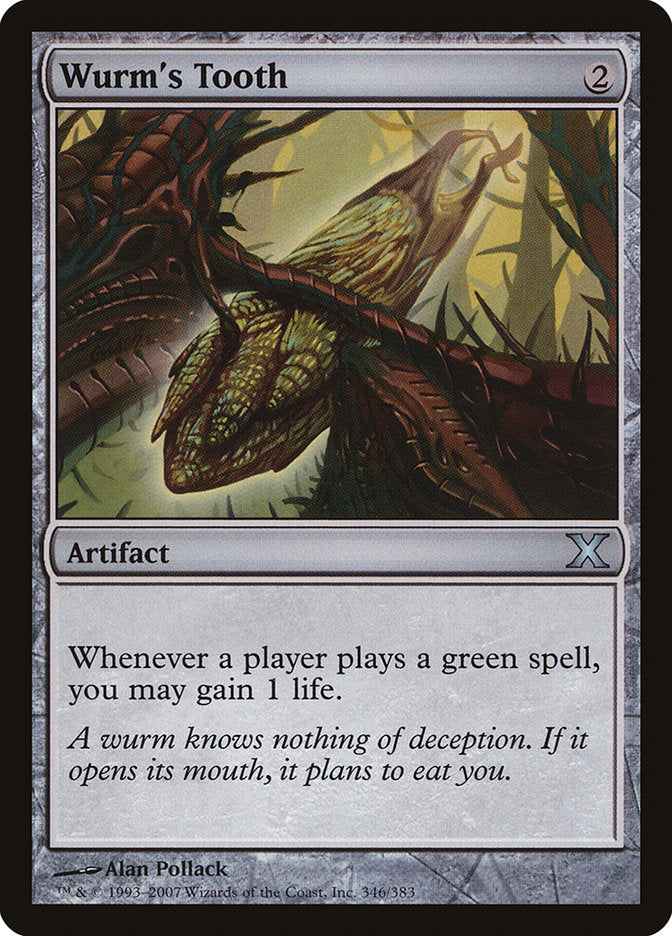 Wurm's Tooth [Tenth Edition] - Magic: The Gathering - Card Brawlers | Quebec | Canada |