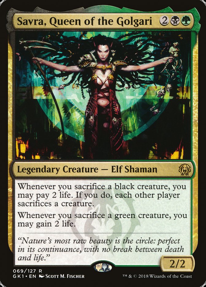 Savra, Queen of the Golgari [Guilds of Ravnica Guild Kit] - Magic: The Gathering - Card Brawlers | Quebec | Canada |