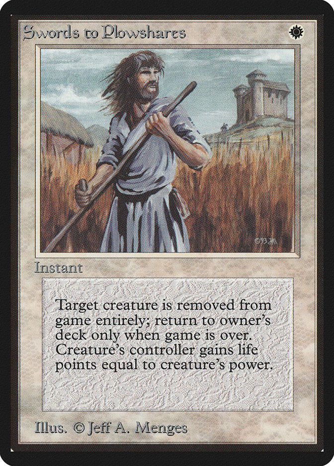 Swords to Plowshares [Beta Edition] - Magic: The Gathering - Card Brawlers | Quebec | Canada |