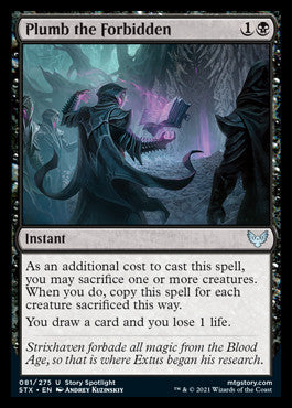 Plumb the Forbidden [Strixhaven: School of Mages] - Magic: The Gathering - Card Brawlers | Quebec | Canada |