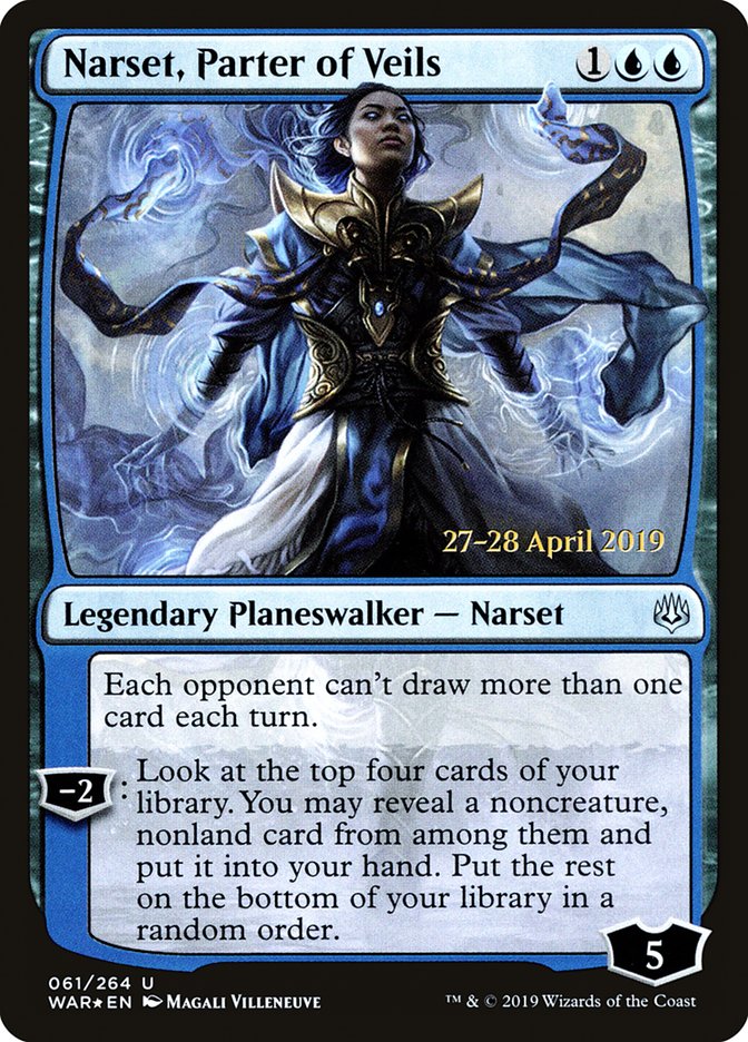 Narset, Parter of Veils [War of the Spark Prerelease Promos] - Magic: The Gathering - Card Brawlers | Quebec | Canada |