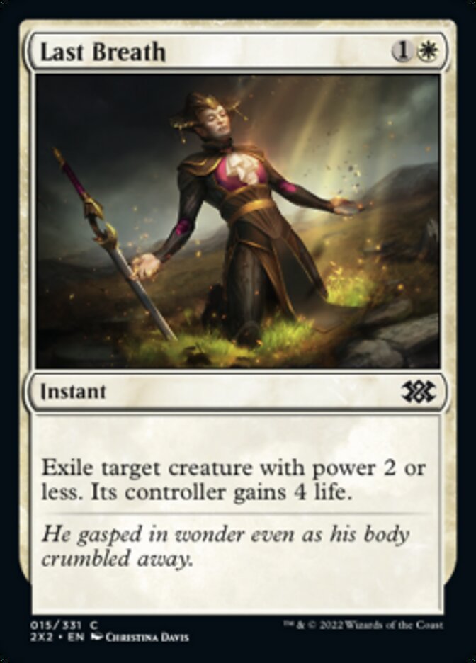 Last Breath [Double Masters 2022] - Magic: The Gathering - Card Brawlers | Quebec | Canada |