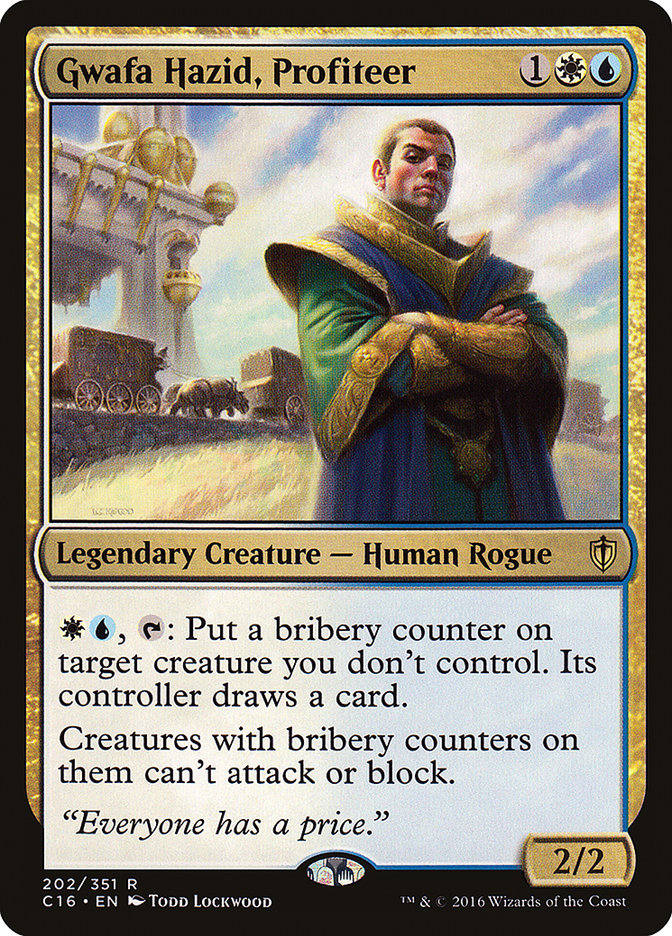 Gwafa Hazid, Profiteer [Commander 2016] - Magic: The Gathering - Card Brawlers | Quebec | Canada |