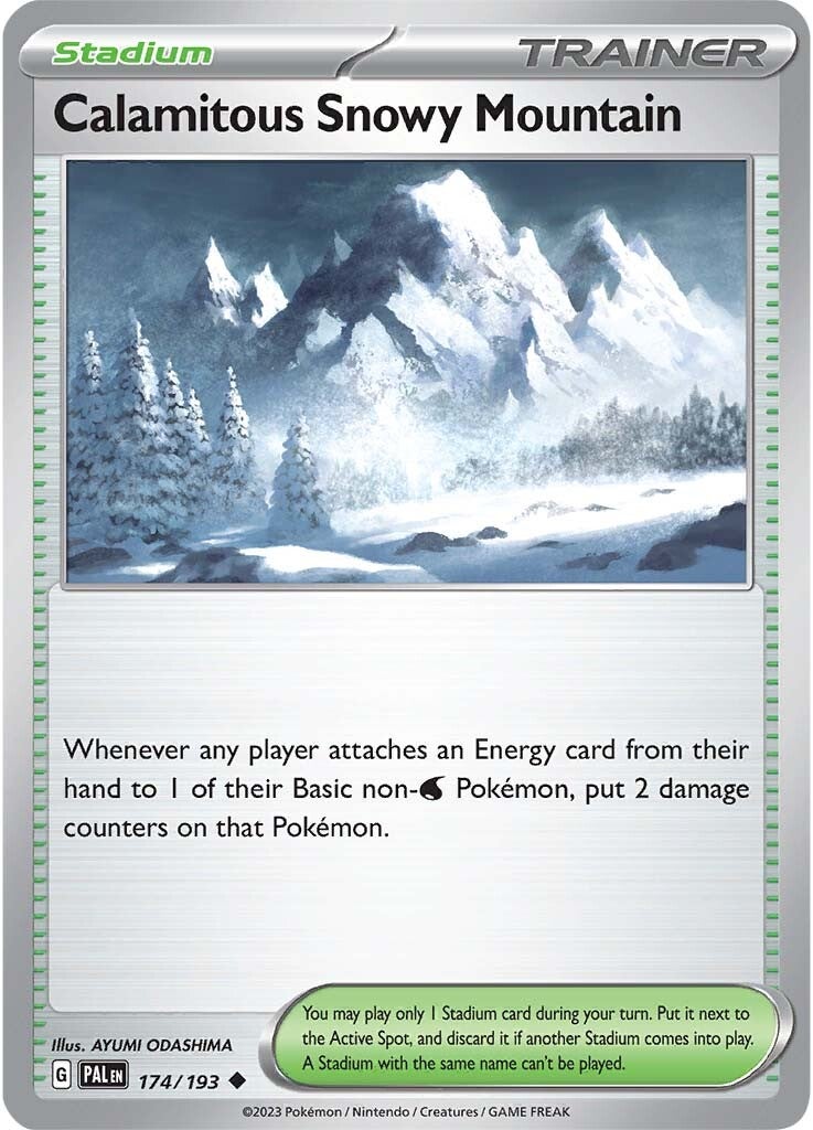 Calamitous Snowy Mountain (174/193) [Scarlet & Violet: Paldea Evolved] - Pokémon - Card Brawlers | Quebec | Canada |