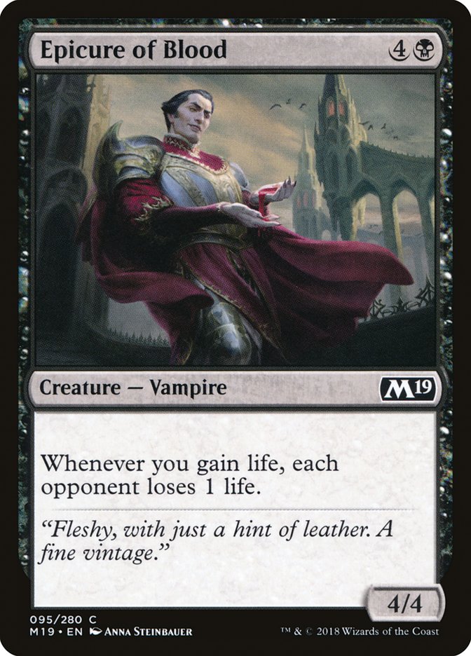 Epicure of Blood [Core Set 2019] - Magic: The Gathering - Card Brawlers | Quebec | Canada |
