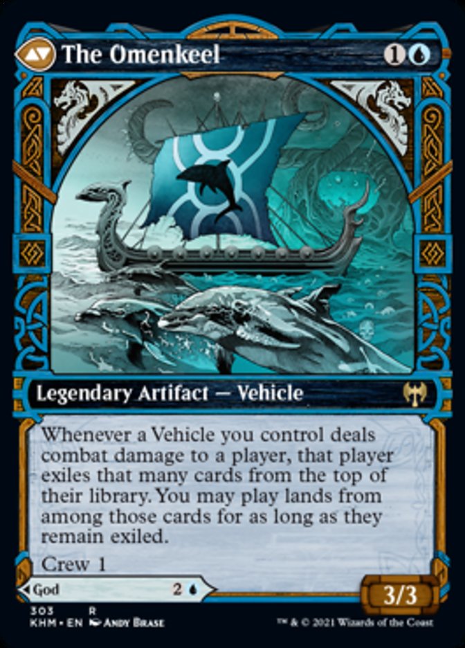 Cosima, God of the Voyage // The Omenkeel (Showcase) [Kaldheim] - Magic: The Gathering - Card Brawlers | Quebec | Canada |