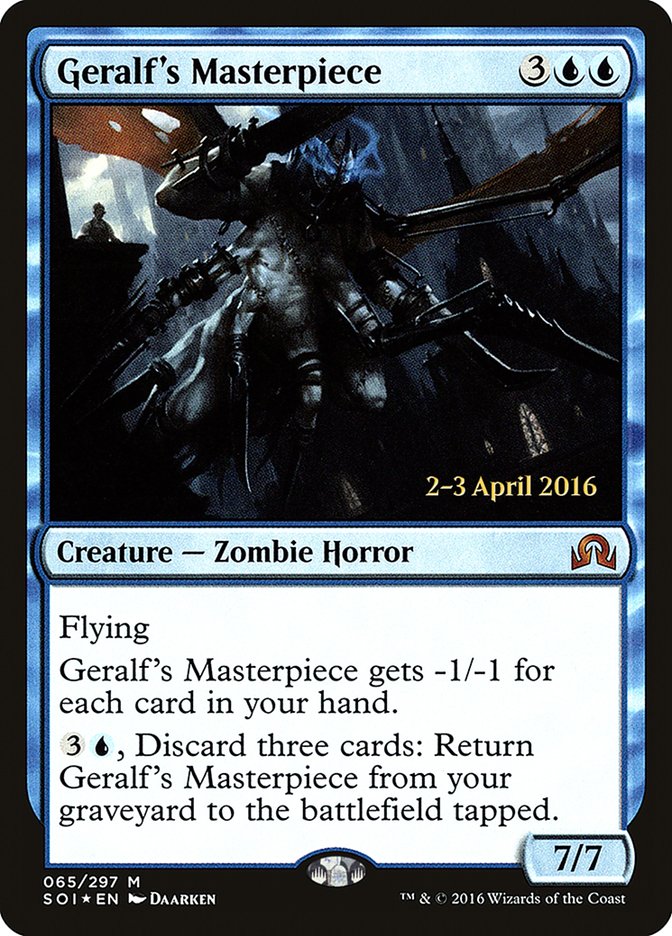 Geralf's Masterpiece [Shadows over Innistrad Prerelease Promos] - Magic: The Gathering - Card Brawlers | Quebec | Canada |