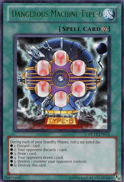 Dangerous Machine Type-6 (Green) [DL12-EN016] Rare - Yu-Gi-Oh! - Card Brawlers | Quebec | Canada |