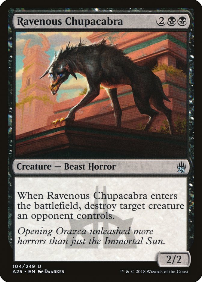 Ravenous Chupacabra [Masters 25] - Magic: The Gathering - Card Brawlers | Quebec | Canada |