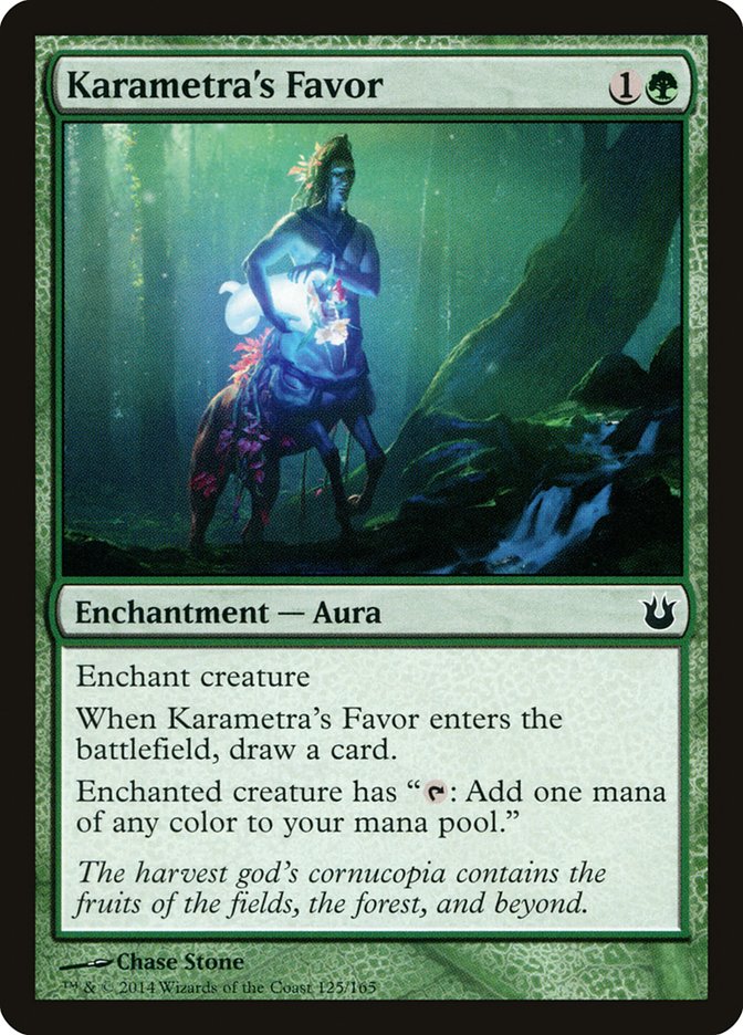 Karametra's Favor [Born of the Gods] - Magic: The Gathering - Card Brawlers | Quebec | Canada |