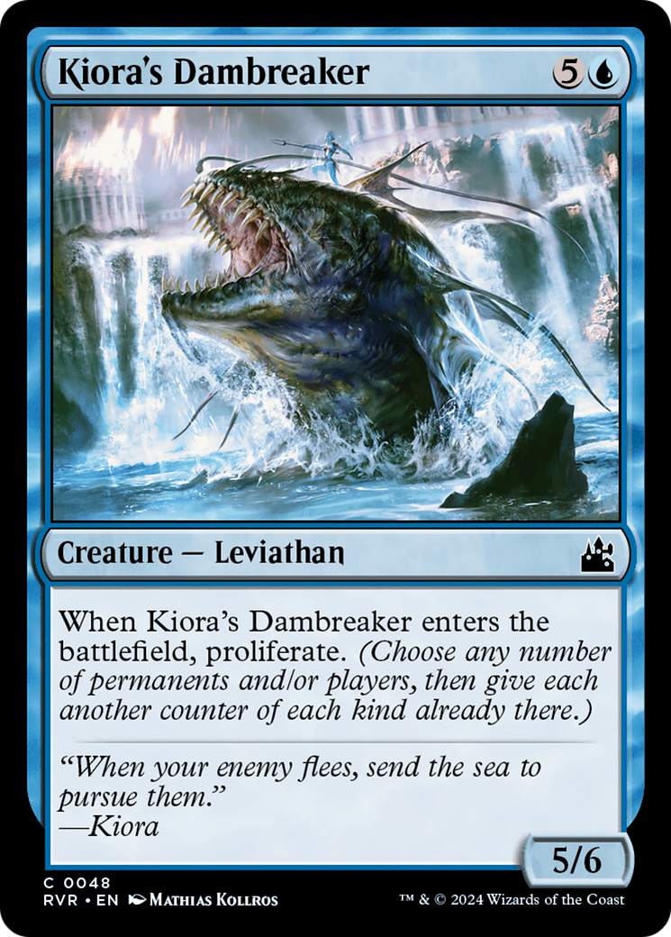 Kiora's Dambreaker [Ravnica Remastered] - Magic: The Gathering - Card Brawlers | Quebec | Canada |