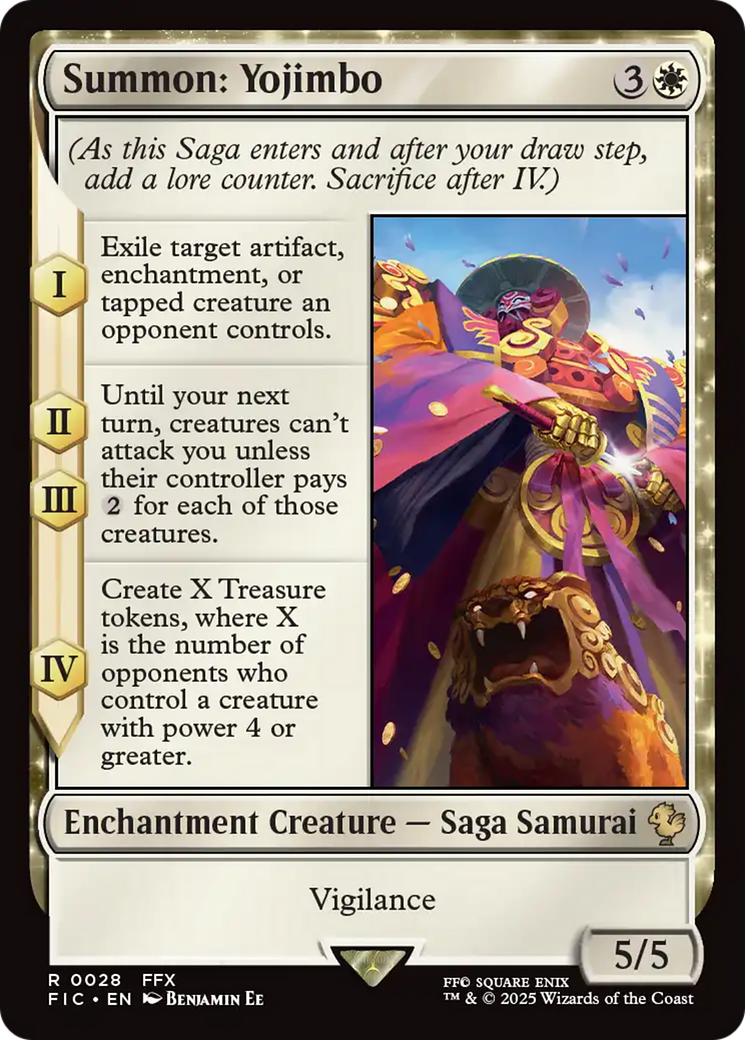 Summon: Yojimbo [FINAL FANTASY Commander] - Magic: The Gathering - Card Brawlers | Quebec | Canada |