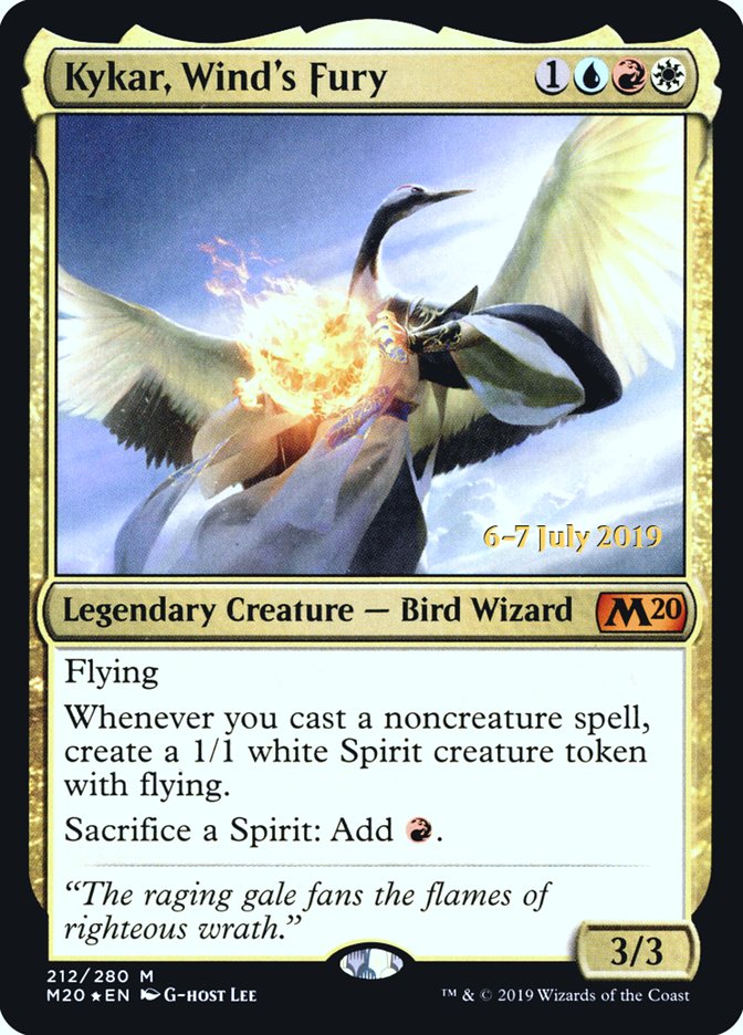 Kykar, Wind's Fury [Core Set 2020 Prerelease Promos] - Magic: The Gathering - Card Brawlers | Quebec | Canada |