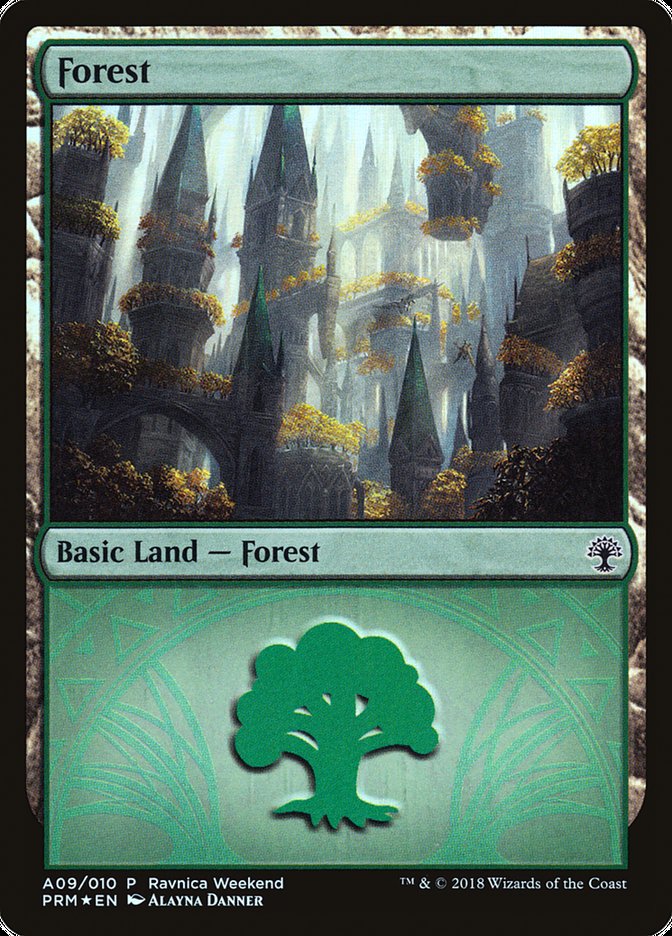 Forest (A09) [Ravnica Allegiance Ravnica Weekend] - Magic: The Gathering - Card Brawlers | Quebec | Canada |