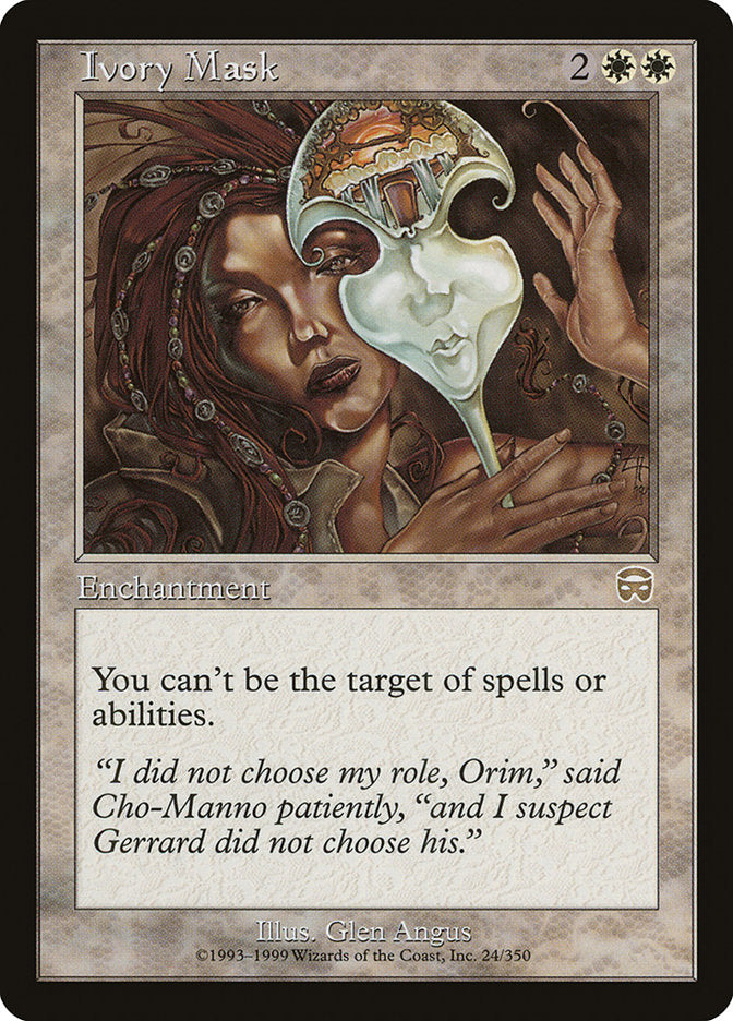 Ivory Mask [Mercadian Masques] - Magic: The Gathering - Card Brawlers | Quebec | Canada |