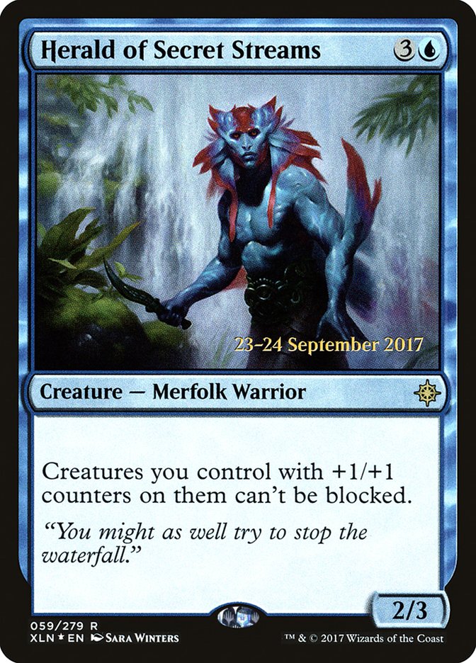 Herald of Secret Streams [Ixalan Prerelease Promos] - Magic: The Gathering - Card Brawlers | Quebec | Canada |