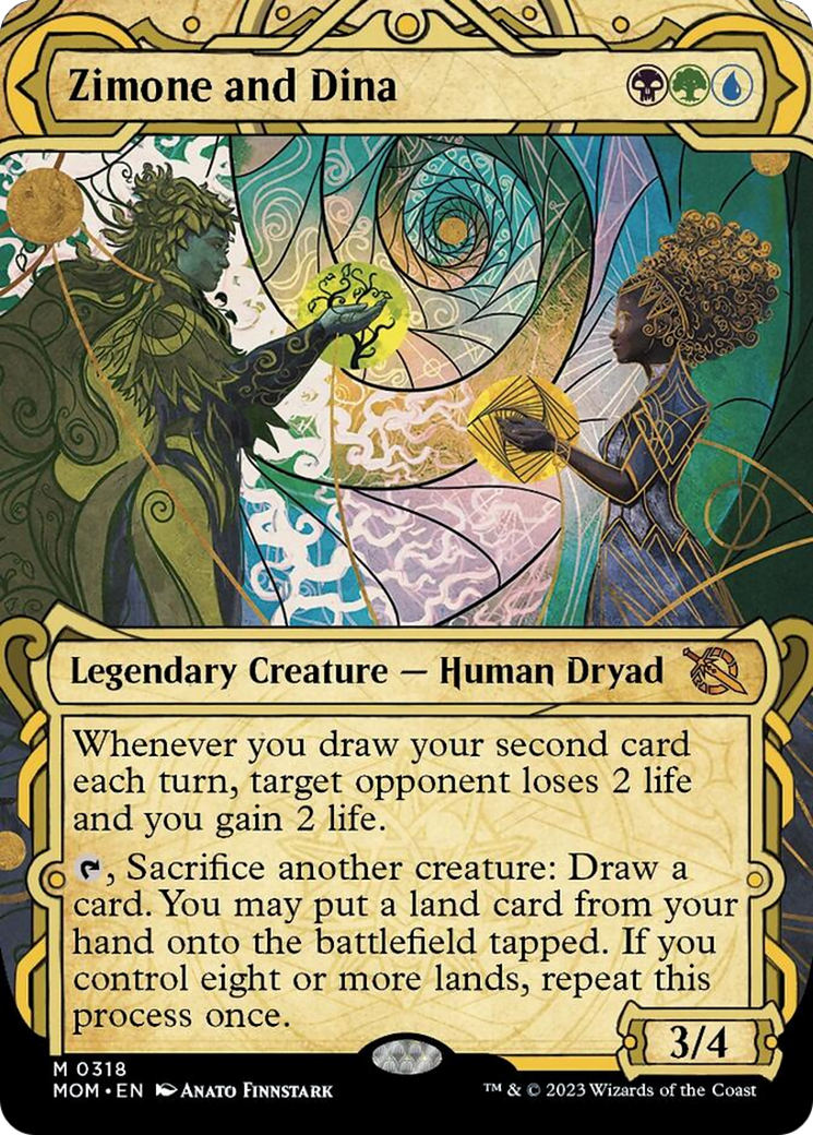 Zimone and Dina (Showcase Planar Booster Fun) [March of the Machine] - Magic: The Gathering - Card Brawlers | Quebec | Canada |