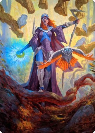 Kasmina, Enigma Sage Art Card [Strixhaven: School of Mages Art Series] - Magic: The Gathering - Card Brawlers | Quebec | Canada |