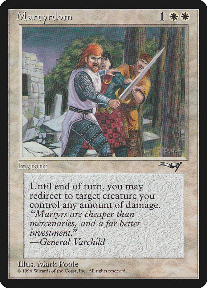 Martyrdom (Sword Drawn) [Alliances] - Magic: The Gathering - Card Brawlers | Quebec | Canada |