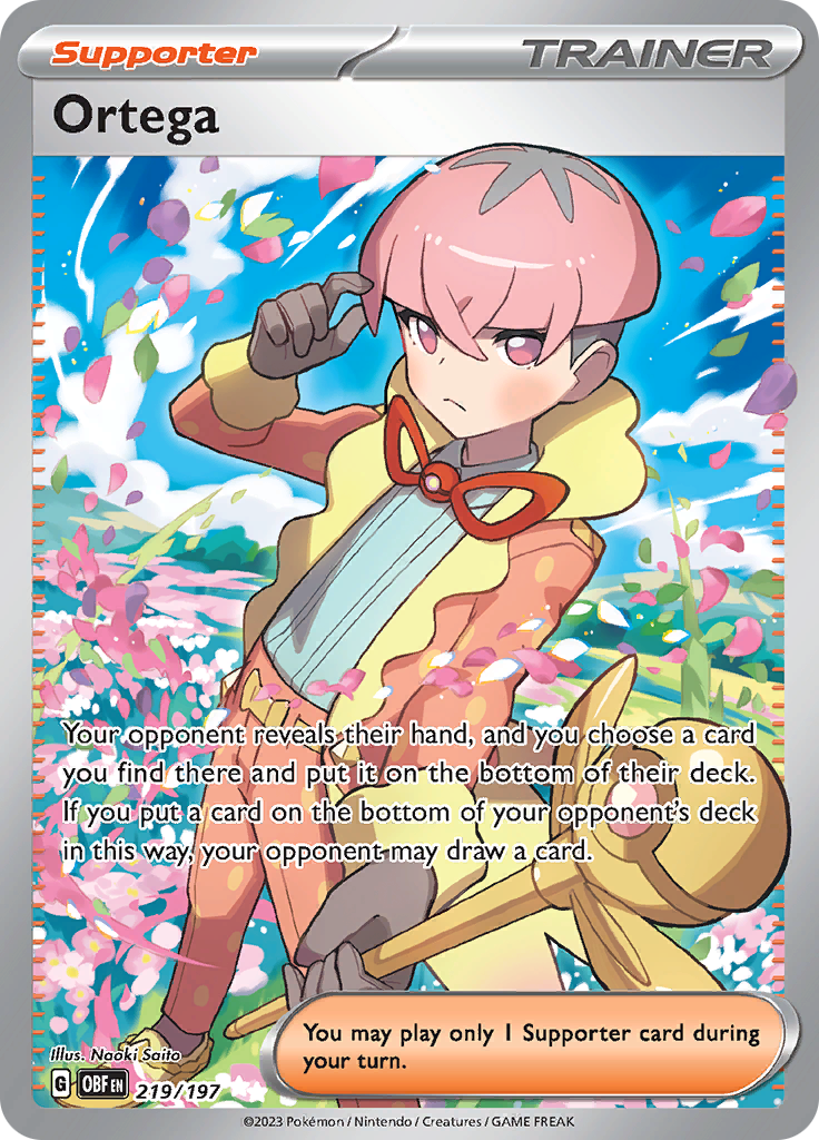 Ortega (219/197) [Scarlet & Violet: Obsidian Flames] - Pokémon - Card Brawlers | Quebec | Canada |