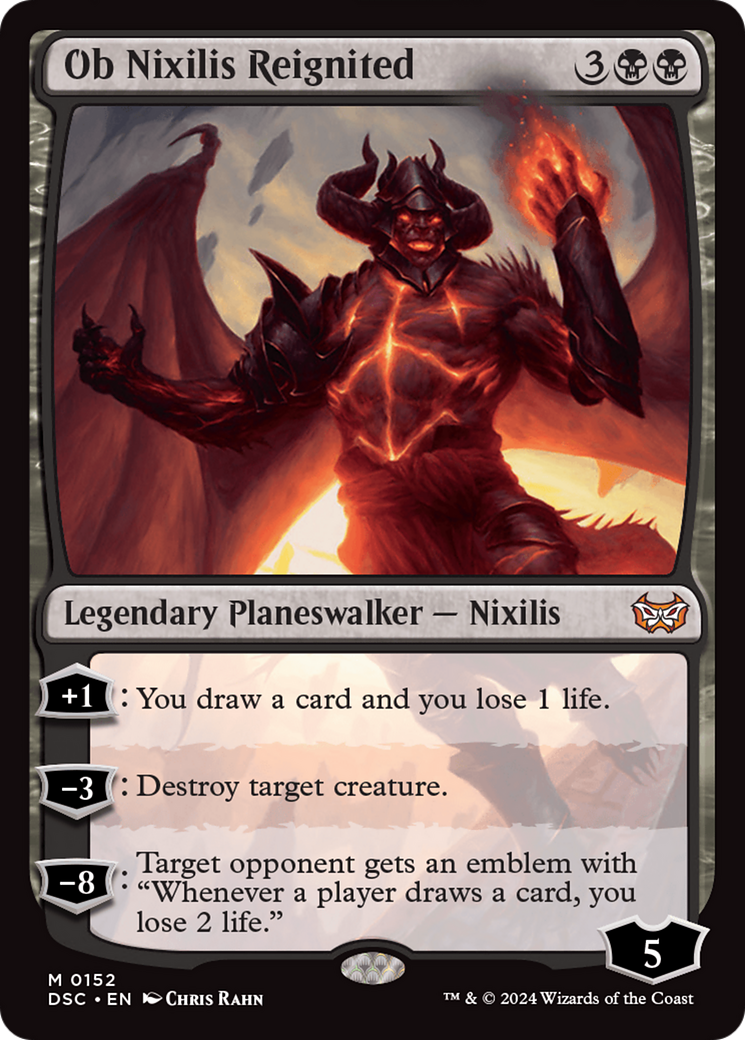 Ob Nixilis Reignited [Duskmourn: House of Horror Commander] - Magic: The Gathering - Card Brawlers | Quebec | Canada |