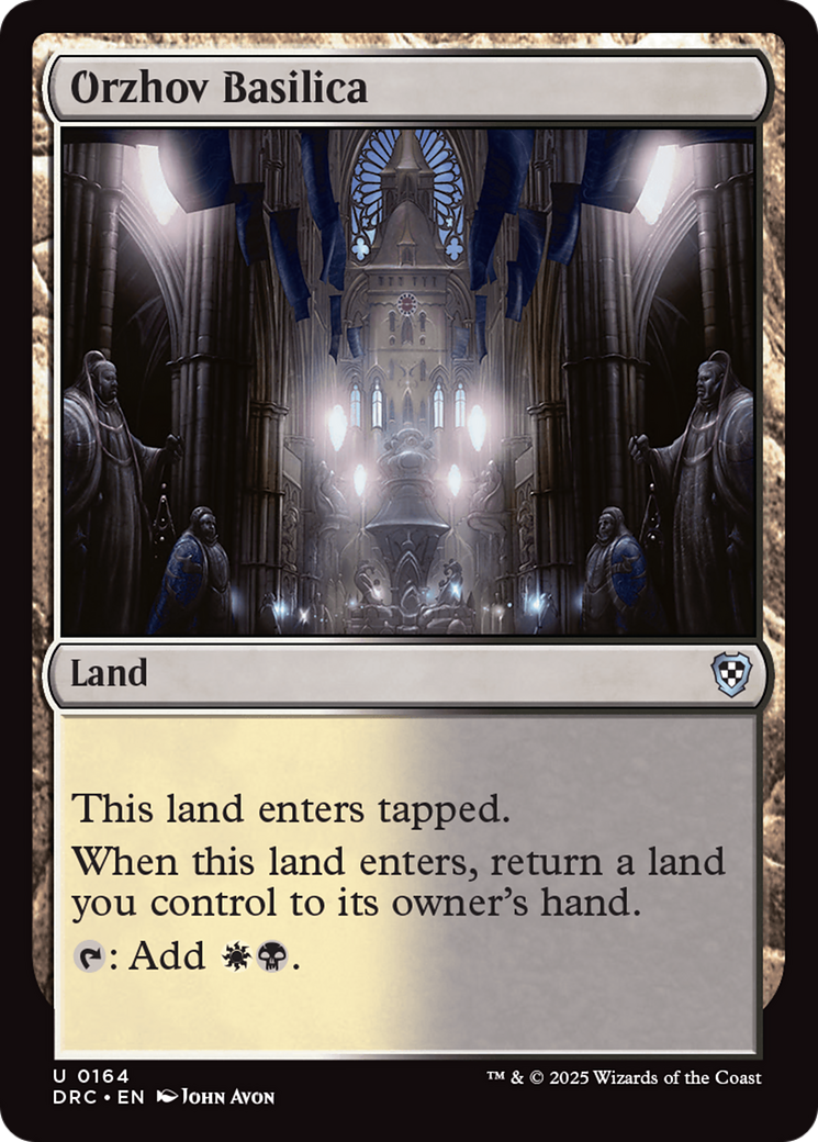 Orzhov Basilica [Aetherdrift Commander] - Magic: The Gathering - Card Brawlers | Quebec | Canada |