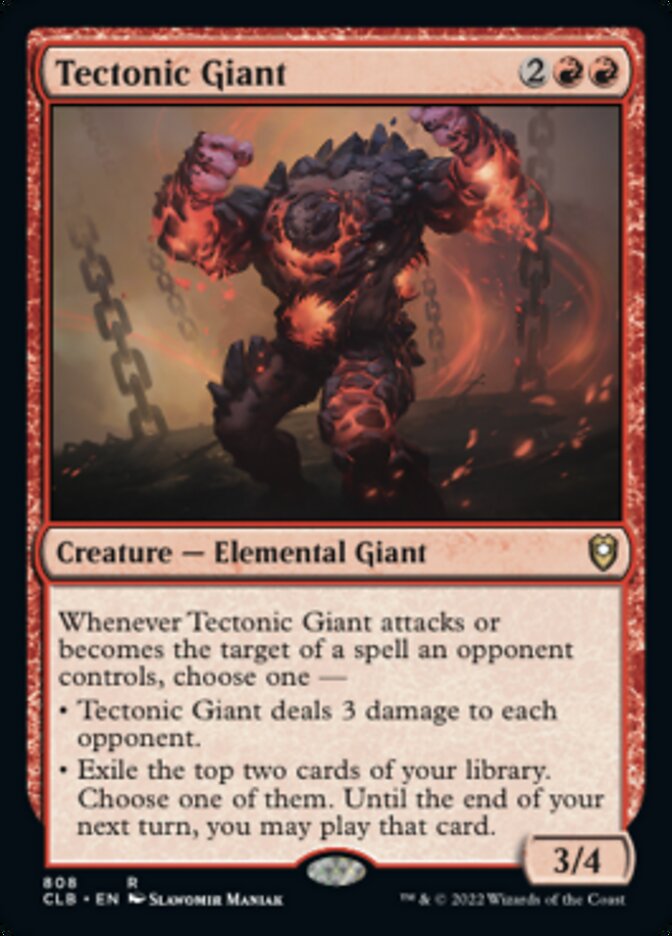 Tectonic Giant [Commander Legends: Battle for Baldur's Gate] - Magic: The Gathering - Card Brawlers | Quebec | Canada |