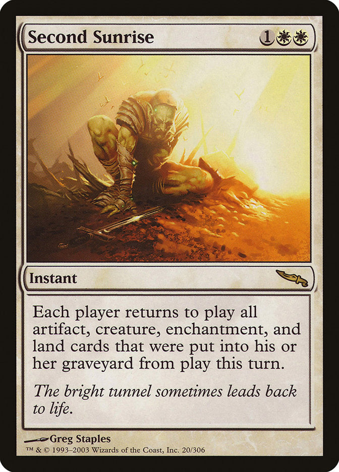 Second Sunrise [Mirrodin] - Magic: The Gathering - Card Brawlers | Quebec | Canada |