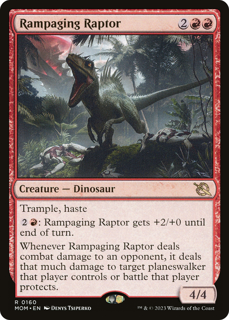 Rampaging Raptor [March of the Machine] - Magic: The Gathering - Card Brawlers | Quebec | Canada |