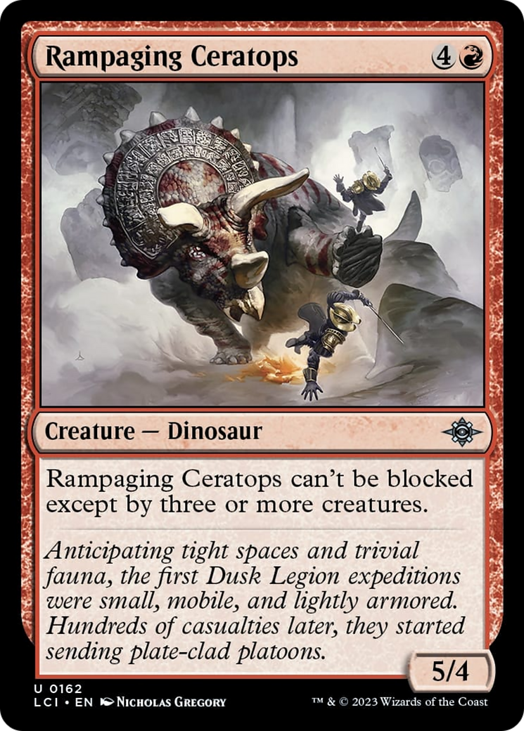 Rampaging Ceratops [The Lost Caverns of Ixalan] - Magic: The Gathering - Card Brawlers | Quebec | Canada |